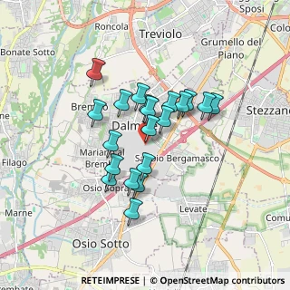 Mappa Via Einstein, 24044 Dalmine BG, Italia (1.3275)