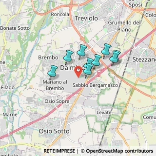 Mappa Via Einstein, 24044 Dalmine BG, Italia (1.83455)
