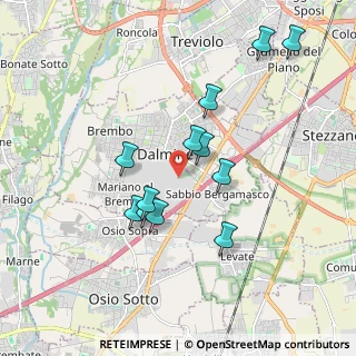 Mappa Via Einstein, 24044 Dalmine BG, Italia (1.70083)