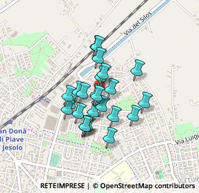 Mappa Via Livenza, 30027 San Donà di Piave VE, Italia (0.3)