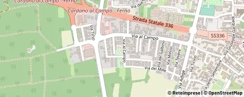 Mappa Cardano al Campo