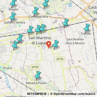 Mappa Via San Michele, 35018 San Martino di Lupari PD, Italia (2.74154)