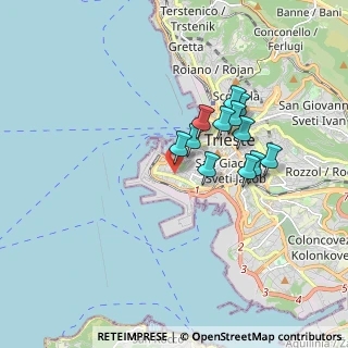Mappa Via Franca, 34123 Trieste TS, Italia (1.39917)