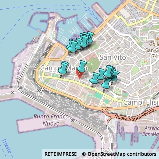 Mappa Via Franca, 34123 Trieste TS, Italia (0.3395)
