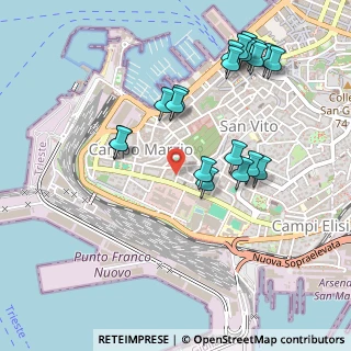 Mappa Via Franca, 34123 Trieste TS, Italia (0.526)