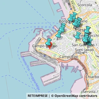 Mappa Via Franca, 34123 Trieste TS, Italia (1.3225)