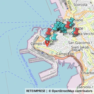 Mappa Via Franca, 34123 Trieste TS, Italia (0.919)
