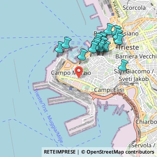 Mappa Via Franca, 34123 Trieste TS, Italia (0.9505)