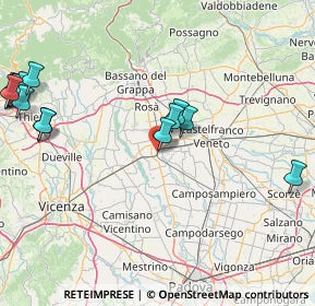 Mappa Via delle Sorgenti, 35013 Cittadella PD, Italia (21.67133)