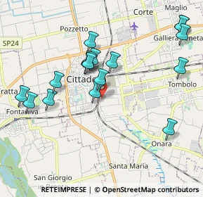 Mappa Via delle Sorgenti, 35013 Cittadella PD, Italia (2.05353)