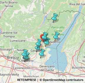 Mappa Via Casello, 25079 Vobarno BS, Italia (10.55182)