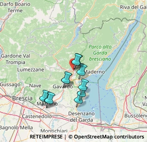 Mappa Via Casello, 25079 Vobarno BS, Italia (10.87091)