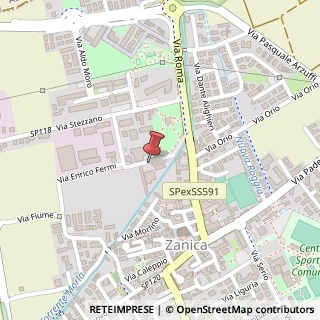 Mappa Via Enrico Fermi, 20, 24050 Zanica, Bergamo (Lombardia)