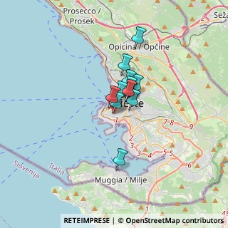 Mappa Via Carlo Combi, 34123 Trieste TS, Italia (1.85833)