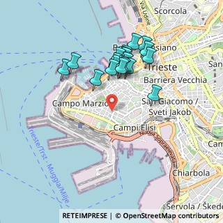 Mappa Via Carlo Combi, 34123 Trieste TS, Italia (0.828)