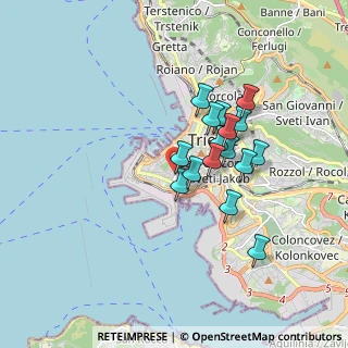 Mappa Via Carlo Combi, 34123 Trieste TS, Italia (1.37313)