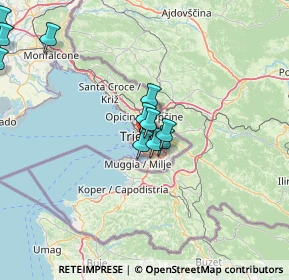 Mappa Via Giglio Padovan, 34138 Trieste TS, Italia (22.35467)