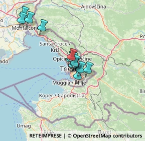 Mappa Via Giglio Padovan, 34138 Trieste TS, Italia (9.96769)