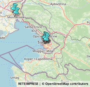 Mappa Via Giglio Padovan, 34138 Trieste TS, Italia (21.60167)