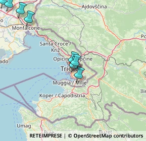 Mappa Via Giglio Padovan, 34138 Trieste TS, Italia (23.38636)