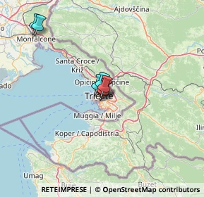Mappa Via Giglio Padovan, 34138 Trieste TS, Italia (21.97)