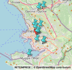 Mappa Via Giglio Padovan, 34138 Trieste TS, Italia (2.47636)