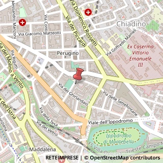 Mappa Via Giglio Padovan, 4, 34138 Trieste, Trieste (Friuli-Venezia Giulia)