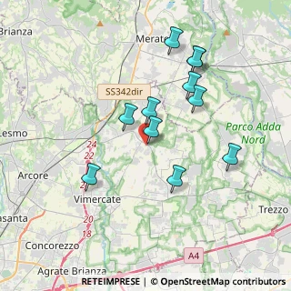 Mappa Str. Falghe, 20886 Aicurzio MB, Italia (3.43)