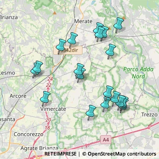 Mappa Str. Falghe, 20886 Aicurzio MB, Italia (4.21684)