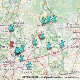 Mappa Str. Falghe, 20886 Aicurzio MB, Italia (9.57)