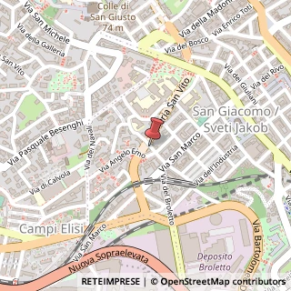 Mappa Via Dalmazia, 39, 34144 Trieste, Trieste (Friuli-Venezia Giulia)