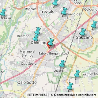 Mappa Via G.Cariani, 24044 Dalmine BG, Italia (2.84636)