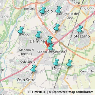 Mappa Via G.Cariani, 24044 Dalmine BG, Italia (2.02818)
