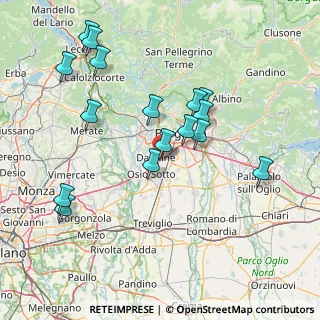 Mappa Via G.Cariani, 24044 Dalmine BG, Italia (15.74875)