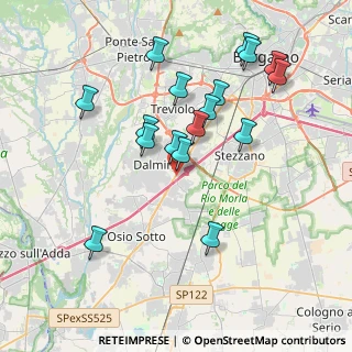Mappa Via G.Cariani, 24044 Dalmine BG, Italia (3.78588)