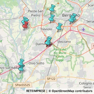 Mappa Via G.Cariani, 24044 Dalmine BG, Italia (4.645)