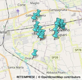 Mappa Via Risorgimento, 35019 Tombolo PD, Italia (1.32938)