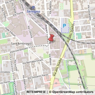 Mappa Via Milano, 1, 20831 Seregno, Monza e Brianza (Lombardia)