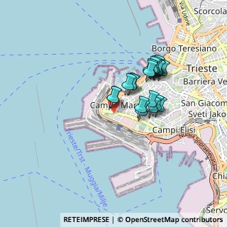 Mappa Piazza Carlo Alberto, 34123 Trieste TS, Italia (0.693)
