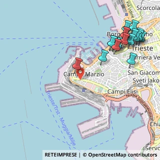 Mappa Piazza Carlo Alberto, 34123 Trieste TS, Italia (1.374)