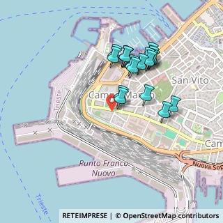 Mappa Piazza Carlo Alberto, 34123 Trieste TS, Italia (0.4185)