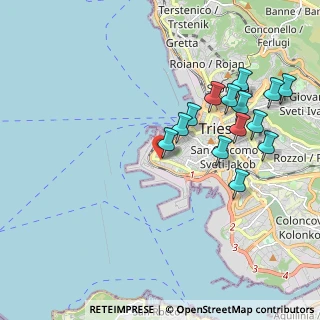 Mappa Piazza Carlo Alberto, 34123 Trieste TS, Italia (2.01143)