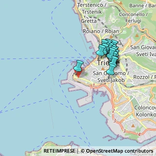 Mappa Piazza Carlo Alberto, 34123 Trieste TS, Italia (1.7915)