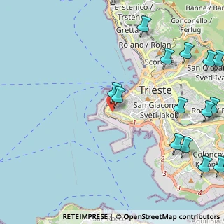 Mappa Piazza Carlo Alberto, 34123 Trieste TS, Italia (3.076)