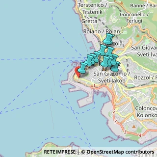 Mappa Piazza Carlo Alberto, 34123 Trieste TS, Italia (1.39333)