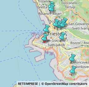 Mappa Via Girolamo Muzio, 34143 Trieste TS, Italia (1.92182)