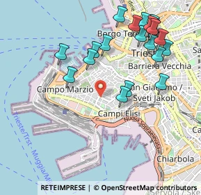 Mappa Via Muzio Girolamo, 34143 Trieste TS, Italia (1.1)