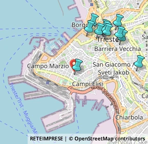 Mappa Via Girolamo Muzio, 34143 Trieste TS, Italia (1.15)