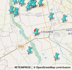 Mappa Via Decumana, 35014 Fontaniva PD, Italia (5.81412)