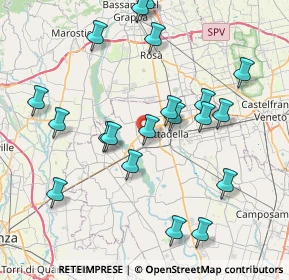 Mappa Via Decumana, 35014 Fontaniva PD, Italia (8.318)